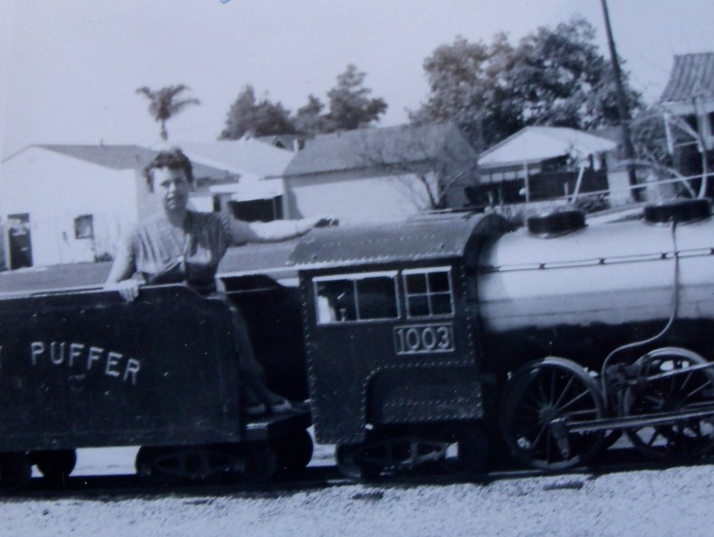 Aunt Jean On Billy Puffer 1957