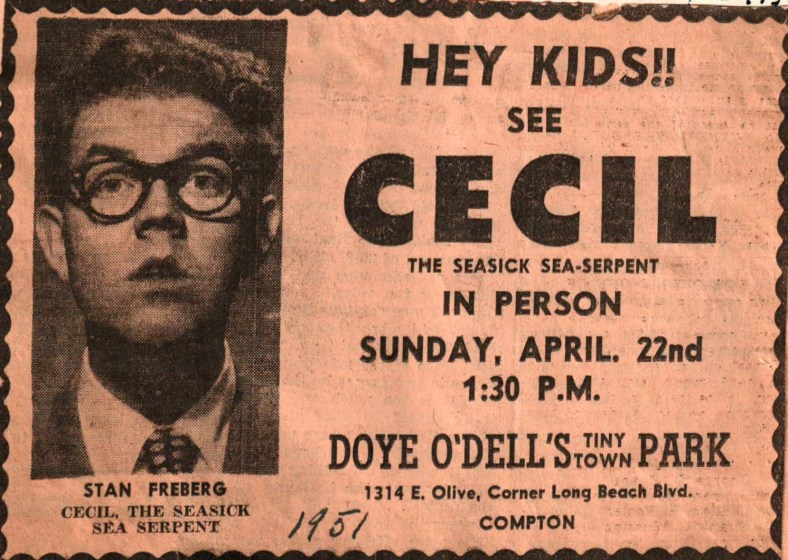 Cecil (Stan Freberg) & The Seasick Sea Serpent 1951
