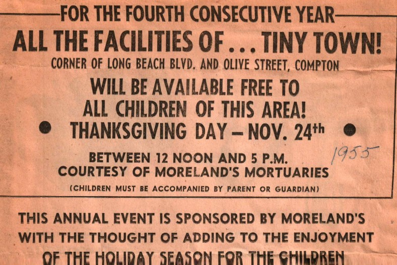 Thanksgiving Day Free TT 1955