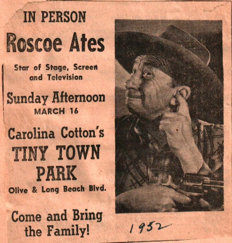 Roscoe Ates & Carolina Cotten at TT 1952