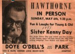 Hawthorne in Person on Sister Kenny Day 1951